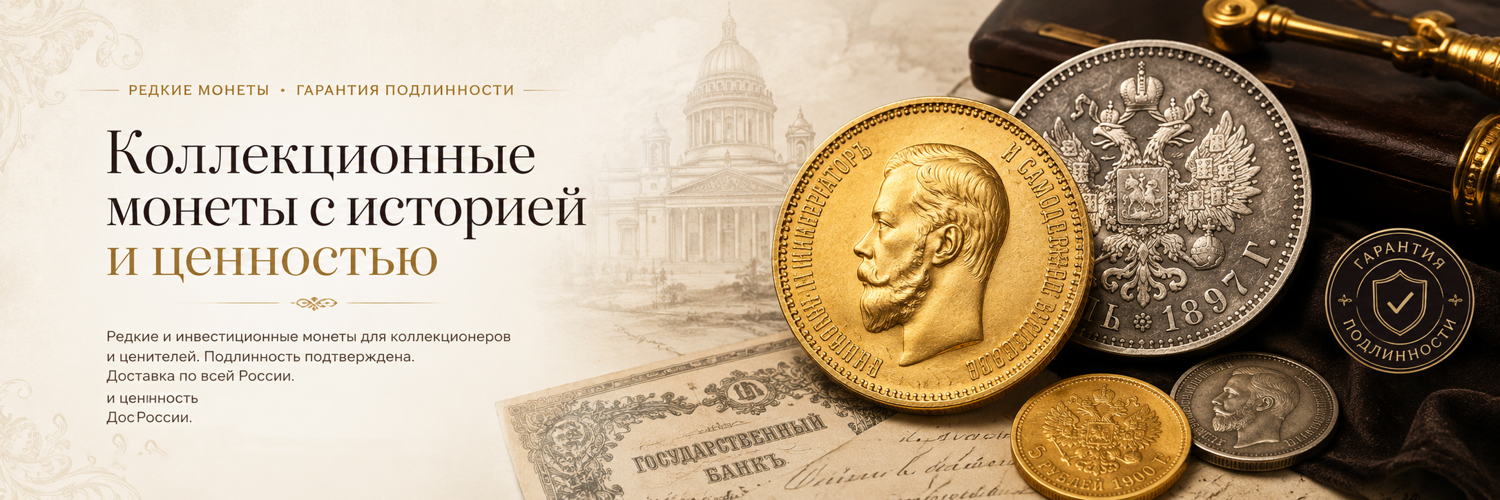 Коллекционные монеты с историей и ценностью